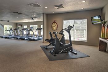 the gym at the village apartments